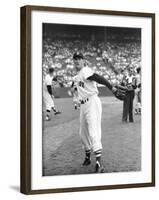 Ted Williams Throwing Baseball-Ralph Morse-Framed Premium Photographic Print