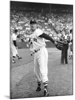Ted Williams Throwing Baseball-Ralph Morse-Mounted Premium Photographic Print