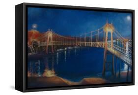 Teddington Lock, 2005 Moonlight-Lee Campbell-Framed Stretched Canvas