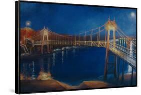 Teddington Lock, 2005 Moonlight-Lee Campbell-Framed Stretched Canvas