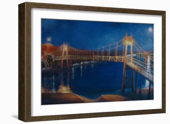 Teddington Lock, 2005 Moonlight-Lee Campbell-Framed Giclee Print