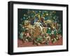 Teddy Bear Christmas-Janet Kruskamp-Framed Art Print