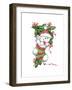 Teddy Bear in a Christmas Stocking-ZPR Int’L-Framed Giclee Print