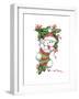 Teddy Bear in a Christmas Stocking-ZPR Int’L-Framed Giclee Print