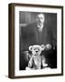 Teddy Bear Placed Before the Formal Portrait of Pres. Theodore Roosevelt-Nina Leen-Framed Photographic Print