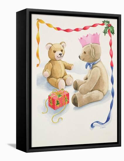 Teddy Bear's Parcel-Lavinia Hamer-Framed Stretched Canvas