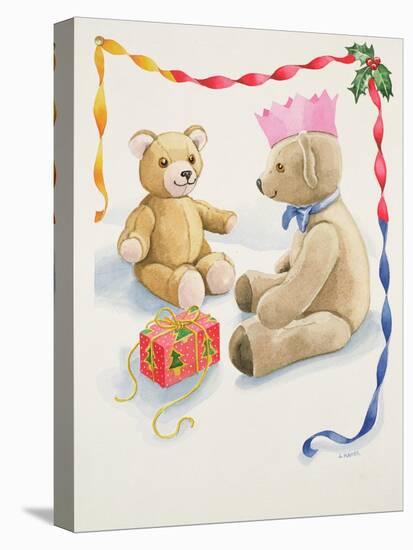 Teddy Bear's Parcel-Lavinia Hamer-Stretched Canvas