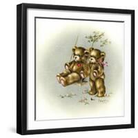 Teddy Bear's Picnic II-Peggy Harris-Framed Giclee Print