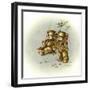 Teddy Bear's Picnic II-Peggy Harris-Framed Giclee Print