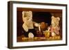 Teddy Bear with Honey and Jam-null-Framed Photographic Print