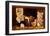 Teddy Bear with Honey and Jam-null-Framed Photographic Print