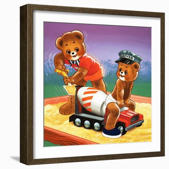 Teddy Bear-Francis Phillipps-Framed Giclee Print