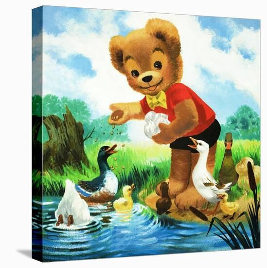 Teddy Bear-Francis Phillipps-Stretched Canvas