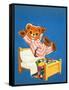 Teddy Bear-Francis Phillipps-Framed Stretched Canvas