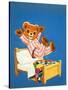 Teddy Bear-Francis Phillipps-Stretched Canvas