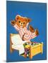 Teddy Bear-Francis Phillipps-Mounted Giclee Print