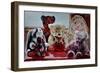 Teddy Bears and Rabbit,2010 (watercolor);,-Anthony Butera-Framed Premium Giclee Print