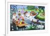 Teddy Bears on the River-Phillips-Framed Giclee Print