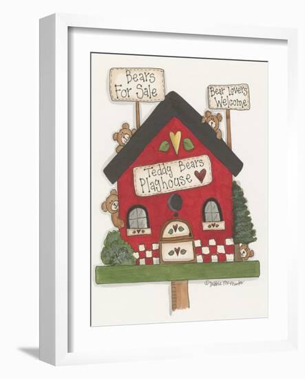 Teddy Bears Playhouse-Debbie McMaster-Framed Giclee Print