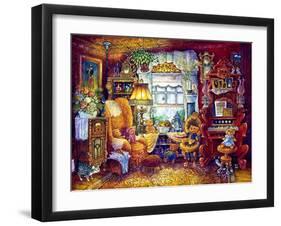 Teddy Bears-Bill Bell-Framed Giclee Print