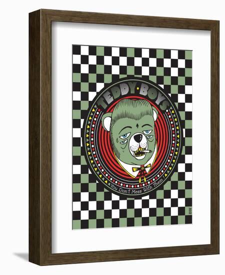 Teddy Boys - You don't mess with them !-KASHINK-Framed Art Print