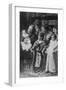 Teddy Roosevelt Holds a Baby in His Arms in a Family Portrait-null-Framed Art Print