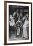 Teddy Roosevelt Holds a Baby in His Arms in a Family Portrait-null-Framed Art Print