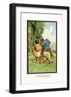 Teddy Roosevelt's Bears: Get on My Back-R.k. Culver-Framed Art Print