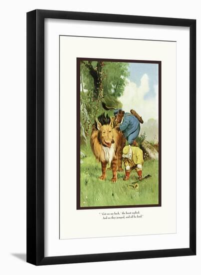 Teddy Roosevelt's Bears: Get on My Back-R.k. Culver-Framed Art Print