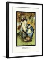 Teddy Roosevelt's Bears: Teddy B and Teddy G Are Lost-R.k. Culver-Framed Art Print