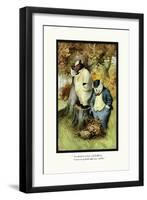 Teddy Roosevelt's Bears: Teddy B and Teddy G Are Lost-R.k. Culver-Framed Art Print