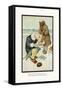 Teddy Roosevelt's Bears: Teddy B and Teddy G Are Seasick-R.k. Culver-Framed Stretched Canvas