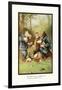 Teddy Roosevelt's Bears: Teddy B and Teddy G at a Picnic-R.k. Culver-Framed Art Print