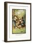 Teddy Roosevelt's Bears: Teddy B and Teddy G at a Picnic-R.k. Culver-Framed Art Print