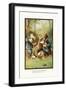 Teddy Roosevelt's Bears: Teddy B and Teddy G at a Picnic-R.k. Culver-Framed Art Print