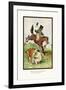 Teddy Roosevelt's Bears: Teddy B and Teddy G on the Farm-R.k. Culver-Framed Art Print