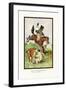 Teddy Roosevelt's Bears: Teddy B and Teddy G on the Farm-R.k. Culver-Framed Art Print