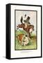 Teddy Roosevelt's Bears: Teddy B and Teddy G on the Farm-R.k. Culver-Framed Stretched Canvas