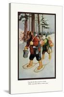 Teddy Roosevelt's Bears: The Snow-Shoe Club-R.k. Culver-Stretched Canvas
