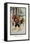 Teddy Roosevelt's Bears: The Snow-Shoe Club-R.k. Culver-Framed Stretched Canvas