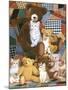 Teddy's and Friends-William Vanderdasson-Mounted Giclee Print