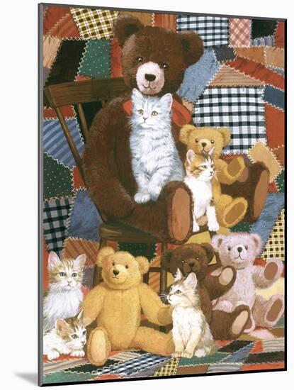 Teddy's and Friends-William Vanderdasson-Mounted Giclee Print