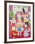 Teddy's Christmas Pyjamas-Pat Scott-Framed Giclee Print