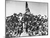 Teddy's Colts/Rough Riders, Standing with Col. Theodore Roosevelt on hill of Battle of San Juan-William Dinwiddie-Mounted Premium Photographic Print