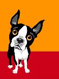 Boston Terrier Dog-TeddyandMia-Art Print