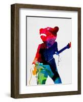 Teddybear Watercolor-Lora Feldman-Framed Art Print