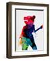 Teddybear Watercolor-Lora Feldman-Framed Art Print