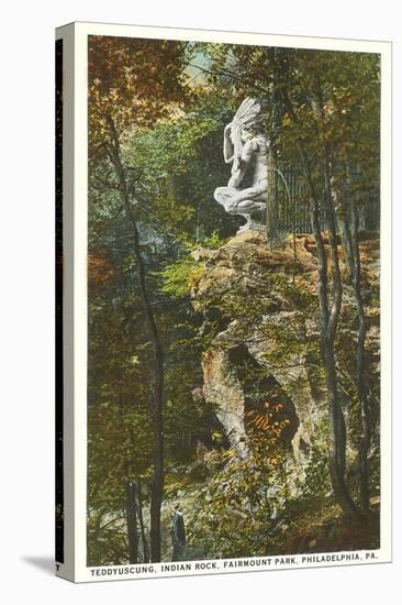 Teddyuscung, Indian Rock, Philadelphia, Pennsylvania-null-Stretched Canvas