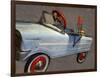 Tee Bird Pedal Car Angle-Michelle Calkins-Framed Art Print