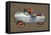 Tee Bird Pedal Car-Michelle Calkins-Framed Stretched Canvas